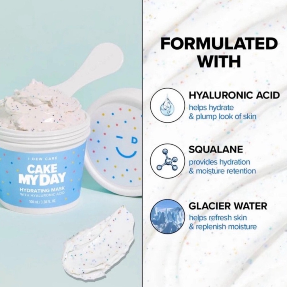 I Dew Care Cake My Day Hydrating Mask - Blue - Picture 2 of 2